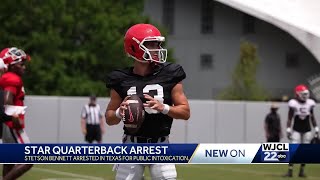 Former UGA quarterback Stetson Bennett arrested in Texas for public intoxication