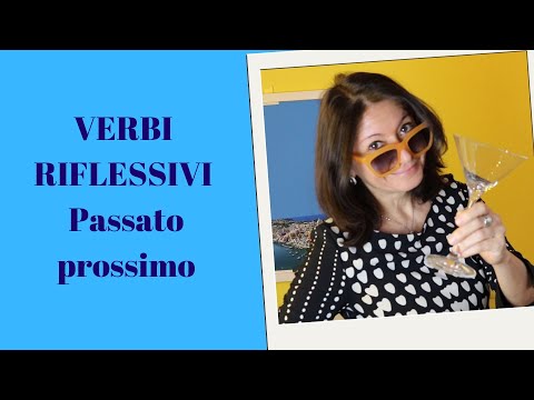 Italienische reflexive Verben - Wie man die Vergangenheitsform passato prossimo (Perfekt) bildet.