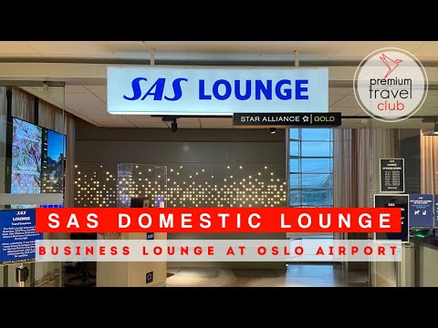 Sala VIP Doméstica SAS no Aeroporto Gardermoen de Oslo