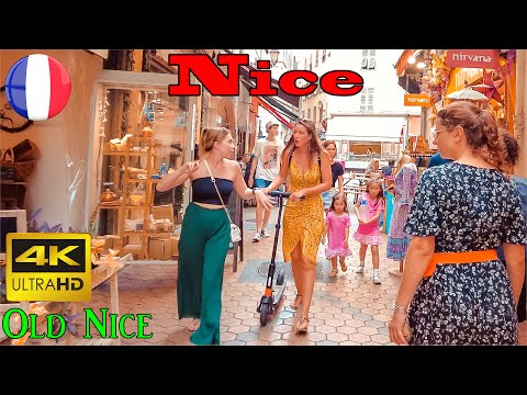 Nice, France, Old Nice - 4k UHD 60fps -Walking Tour- with Subtitles || COME WITH ME