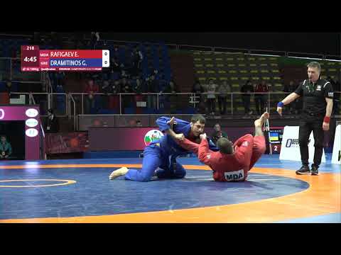 Qual. Men's GP Gi - 100 kg: E. RAFIGAEV (MDA) v. G. DRAMITINOS (GRE)