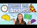 Right, Obtuse, and Acute Angles | Educational Kids Videos