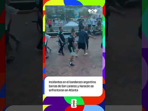 🔴 INCIDENTES EN EL BANDERAZO ARGENTINO EN ATLANTA