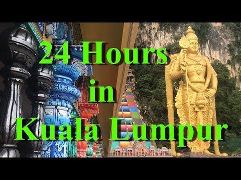 24 Hours in Kuala Lumpur, Malaysia - Batu Caves, Night Market, Durian