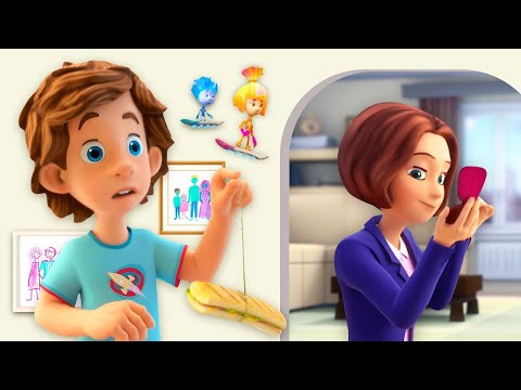 Sneaking Food Past Mum! 🥖 | The Fixies | Animation for Kids - Kingdom Kids Zone, Little Learners - The Fixies