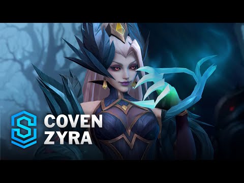 Coven Zyra Wild Rift Skin Spotlight