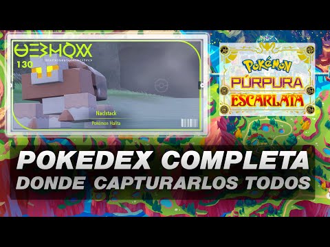 130 Pokedex Paldea - Naclstack (Donde y Como Capturarlo) - Pokémon Escarlata y Púrpura