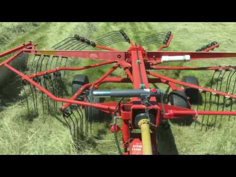 Kuhn Rotary Rake - how NOT to run it