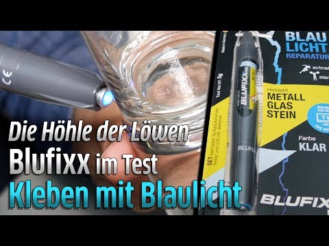 Die Höhle der Löwen auf Vox: Blufixx Reparaturstift - Kleben mit Blaulicht im Test