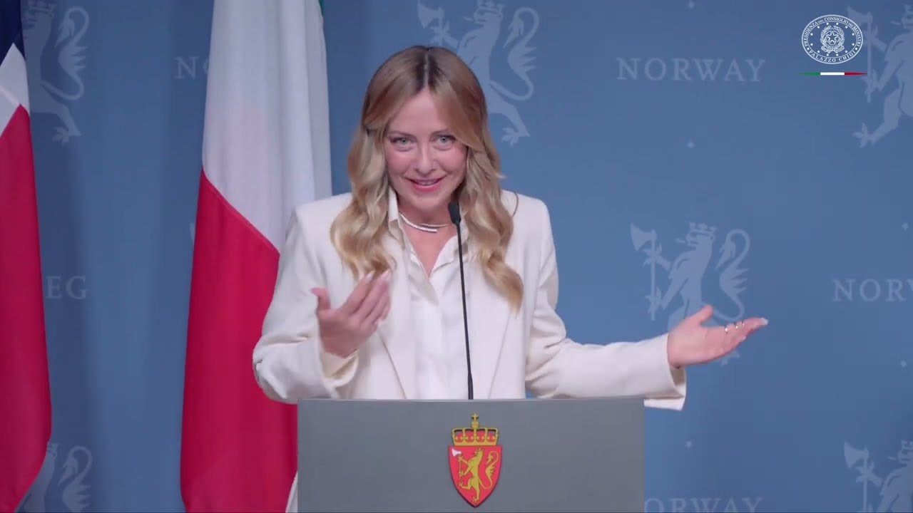 GIORGIA MELONI IN INGLESE: “ITALIA E NORVEGIA INSIEME PER L’AUTONOMIA STRATEGICA DELL’EUROPA”