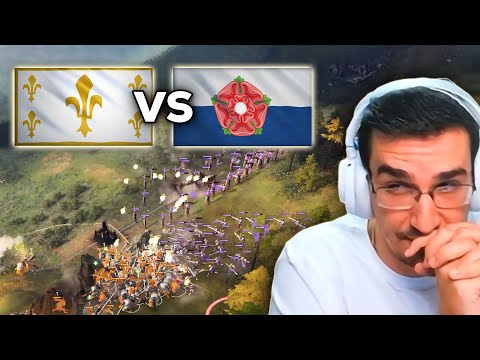 Beasty (Jeanne d'Arc) vs Demu (House of Lancaster) Pro 1v1 in AOE4