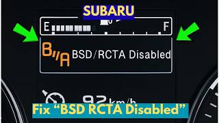 Subaru Xv Rab Control Module Subaru RAB/BSD Disabled: Your Guide to the Rear Radar Sensor on ...
