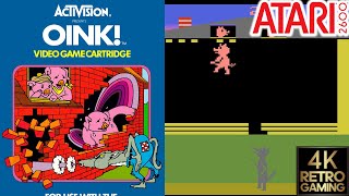 Oink! Atari 2600 4k Gameplay