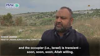 Ahmed Jabara saying on PA TV that Israel will be gone soon
