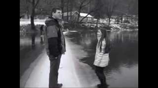 preview picture of video 'Natasha crosses the Esopus Creek, Xmas 2009'