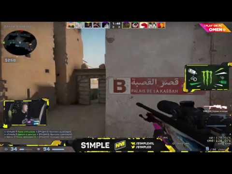 S1mple Plays FPL VS Niko 2020-Jan-24 Map:Dust2