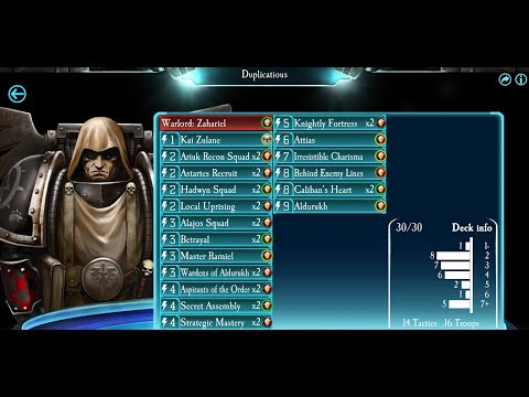 Th-MEME Deck 49: "Duplicatious" (Zahariel) - Horus Heresy Legions