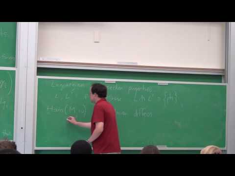 2016 Fall Eilenberg Lectures (D. Auroux) - Lecture 1 - 09-08-2016