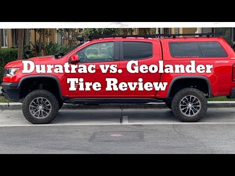 Chevy Colorado ZR2 Duratrac vs. Geolander. Why I made the change!