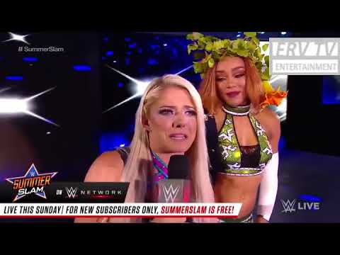Ronda Destroy Alexa Bliss Guards,Raw on 13 Aug 2018