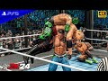 WWE 2K24 - John Cena, Triple h, Rey Mysterio, Randy Orton, Batista, Kane, | Elimination Chamber | 4K