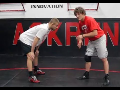 Ben Askren Wrestling Training: Setups to a Double Leg  - Shooting Finishing Double Leg