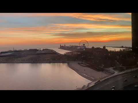Sunrise in Chicago