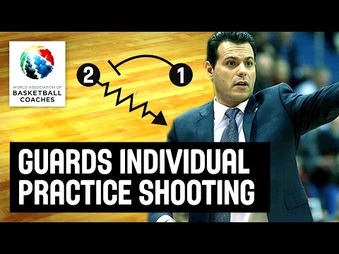 Guards individual practice shooting workout - Dimitris Itoudis - Basketball Fundamentals