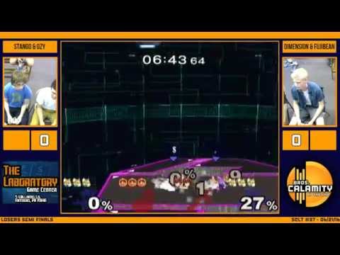 S@LT #37 | Dimension & Fujibean vs Ozy & Stango - Losers Semi Finals - SSBM