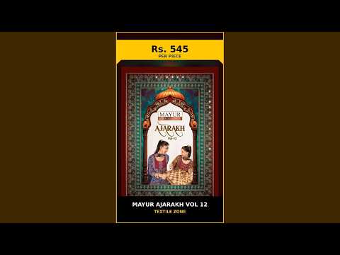 Mayur Ajarakh Vol 12 – product video thumbnail