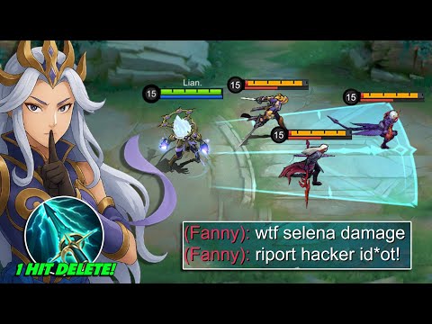 REASON WHY YOU SHOULD PICK SELENA MIDLANE IN RANK GAME!! - BEST ROTATION AND BUILD TRICK SELENA!! 