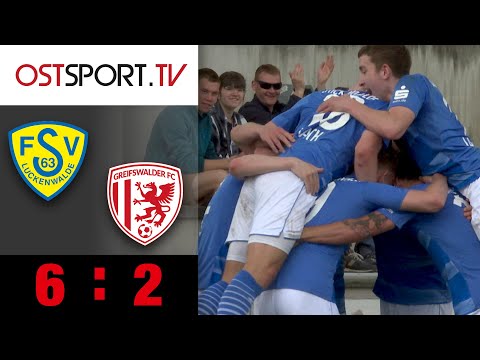 FSV im Torrausch: FSV Luckenwalde - Greifswalder FC 6:2 | Regionalliga Nordost