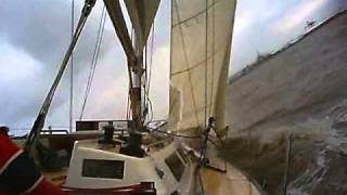 preview picture of video 'Yacht Race, Portishead Winter Series part 2'