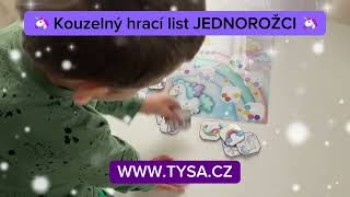 Kouzelný hrací LIST A3 - jednorožci