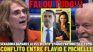 🚨GRAVE: DAMARES ALVES EXPÕE CONFLITO ENTRE FLÁVIO BOLSONARO E MICHELLE E RELATA ATAQUES DA DIREITA
