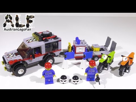 Vidéo LEGO City 4433 : Le transporteur de motos tout-terrain