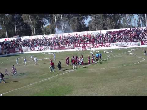 "Luján SC 2 - Atenas 1 / Salida equipo" Barra: Los Borrachos de Luján • Club: Luján Sport Club