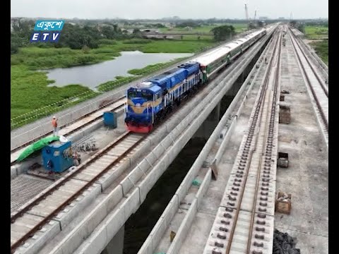 উদ্বোধনের অপেক্ষায় পদ্মা রেলসেতু হয়ে ঢাকা-ভাঙ্গা ট্রেন চলাচল