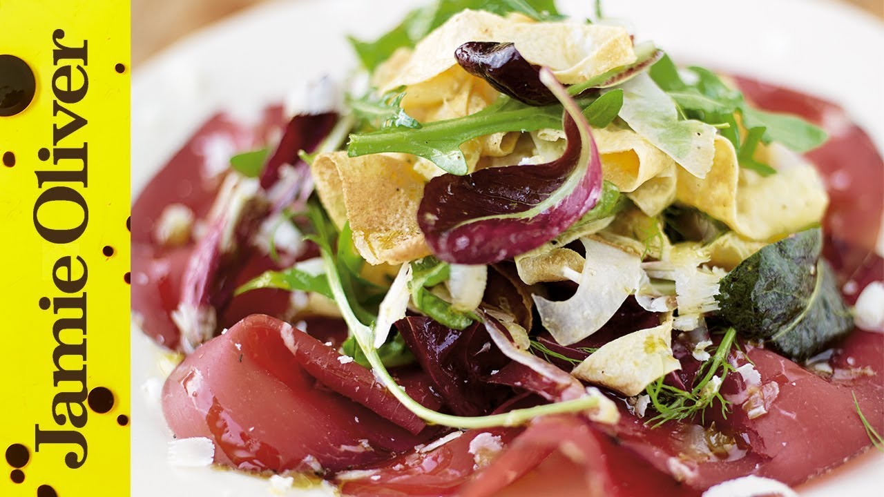 Omelette salad & bresaola: Jamie Oliver