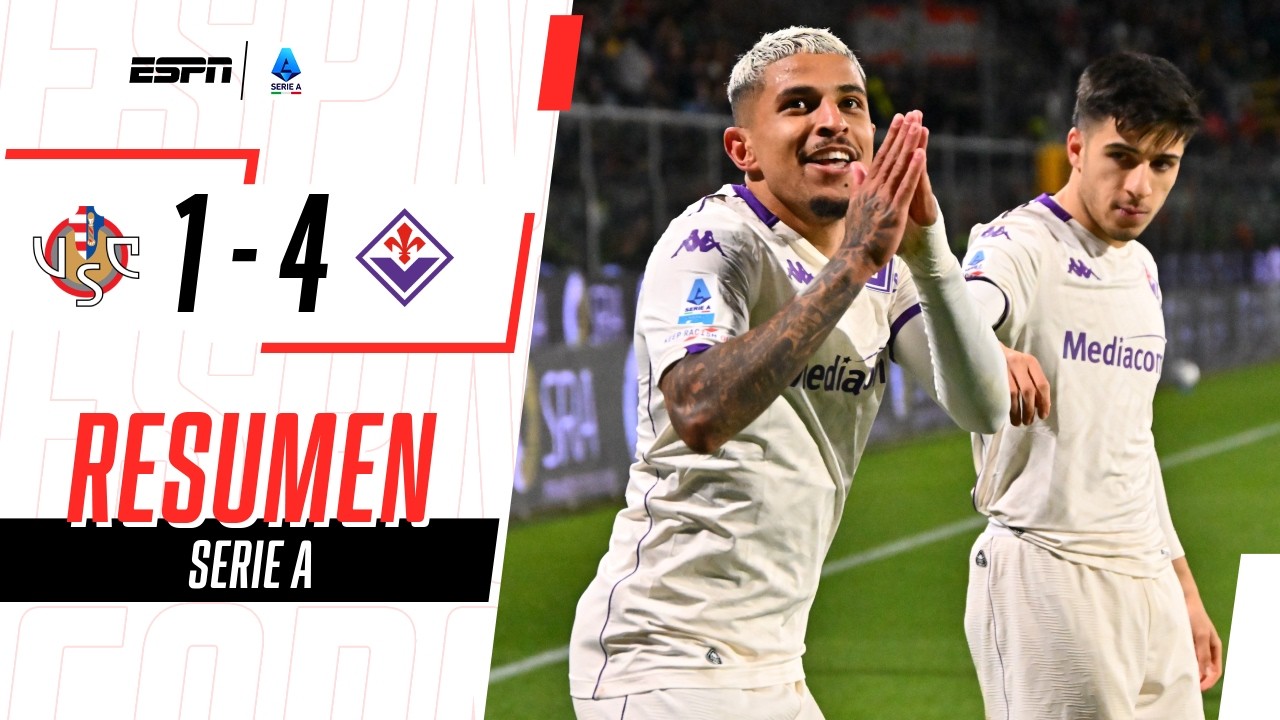 EN UN DUELO DIRECTO POR EL DESCENSO, LA FIORE GOLEÓ Y RESPIRA | Cremonese 1-4 Fiorentina | RESUMEN