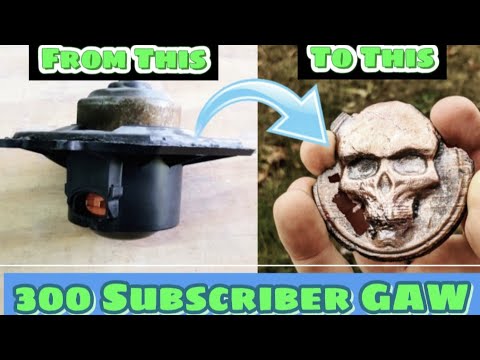 Blower motor to Beautiful Copper Skull Coin - [300 Sub Giveaway]