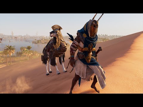 Assassin's Creed Origins: Killing only the target.(Stealth Gameplay)