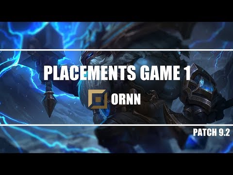 [TOP] Ornn vs Neeko | SEASON 9 - PLACEMENTS Game 1