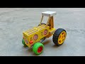 How To Make A Tractor At Home Matchbox Tractor Diy Electric Tractor