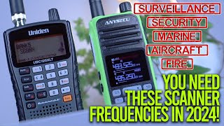 Scanner Frequencies You NEED For 2024!