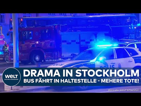 STOCKHOLM: Bus fährt in Haltestelle! Mehrere Tote und Verletzte in Schweden! Fahrer festgenommen