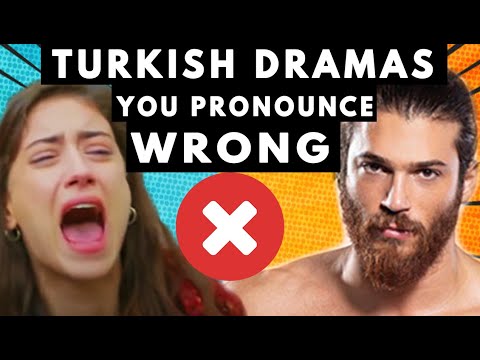 20 Turkish Series YOU pronounce WRONG!  w/ a Turkish Native Speaker
