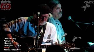 Crack the Sky,  Animal Skins &amp; Night on the Town @ Club 66 11/11/17