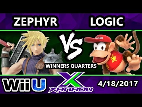 S@X 198 - Zephyr (Cloud) Vs. InC VGBC | Logic (Diddy Kong) - SSB4 Winners Quarters - Smash Wii U