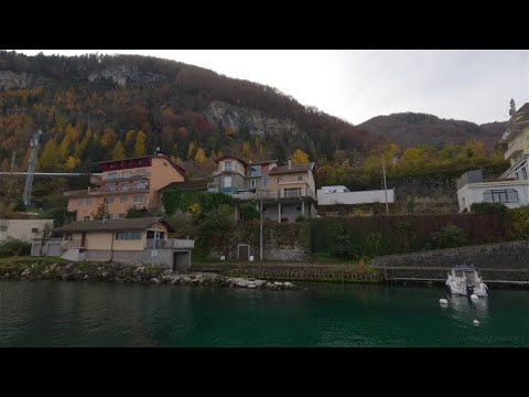 Walking in Meillerie, a Charming Fishing Village Between Lake and Cliffs With Narrow Alleys